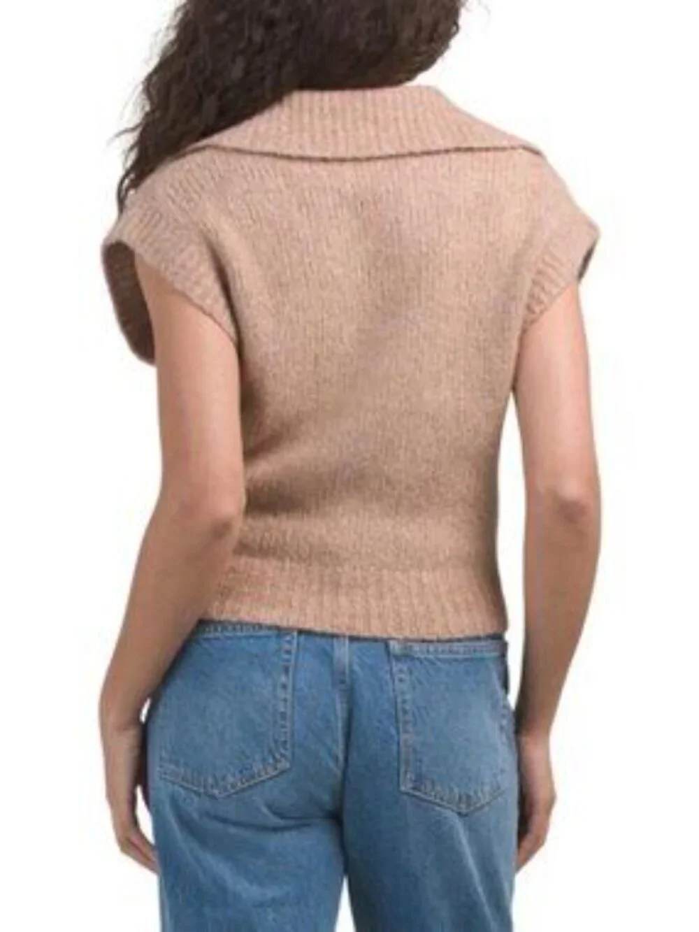 SUSANA MONACO Wool Blend Collar Vest